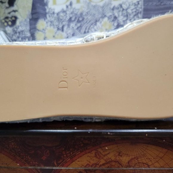 Dior Granville Espadrilles in Stone Gray - Picture 4 of 7